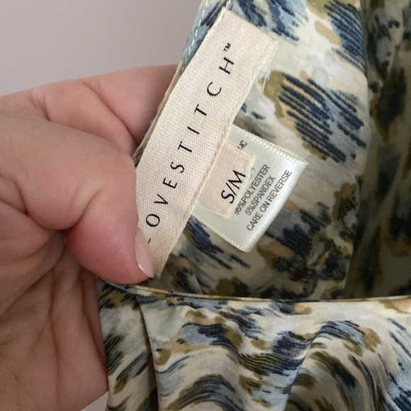 Love stitch animal print green halter dress - Picture 4 of 7